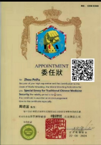 民族精神   中國力量 国宝级中医—— 周培富教授